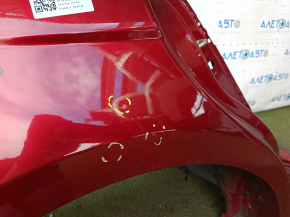 Четверть крыло задняя правая Toyota Camry v70 18-23 под BSM, отпилена, красная, тычки