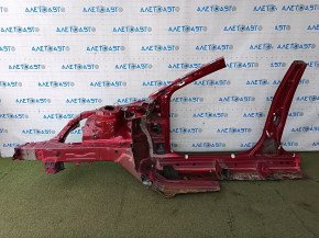 Четверть передняя правая Toyota Camry v70 18-24 отпилена, с центральной стойкой, красная
