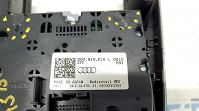 Панель управления MMI Audi A3 8V 15-16 под start-stop, сломаны крепления