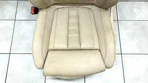 Scaun șofer BMW X7 G07 19-22 fără airbag, electric, încălzit, memorie, piele, Canberra-bej, Confort, float, electric nefuncțional, rupt, curățat uscat, fără tracțiune