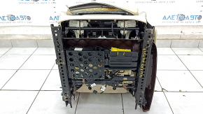 Scaun șofer BMW X7 G07 19-22 fără airbag, electric, încălzit, memorie, piele, Canberra-bej, Confort, float, electric nefuncțional, rupt, curățat uscat, fără tracțiune