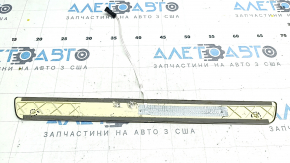 Decorație exterioară față dreapta Mercedes W167 GLE 350 450 20-23 crom cu iluminare din spate, ghidaje sparte, zgârieturi