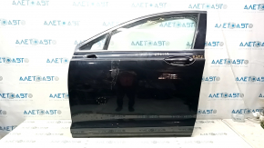 Дверь в сборе передняя левая Lincoln MKZ 13-20 keyless, черный G1, тычка, примят молдинг