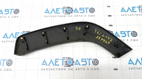 Накладка арки крыла задняя правая Toyota Rav4 19-24 структура, на двери, крашена, царапины