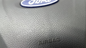 Подушка безопасности airbag в руль водительская Ford Fusion mk5 17-20 черная, царапины