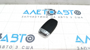 Ключ Audi Q5 8R 09-17 тип2, smart, 4 кнопки, царапины, потерт хром