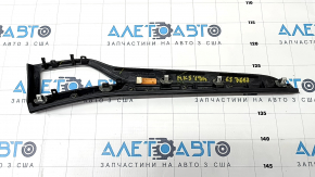 Накладка торпеды правая Ford Fusion mk5 17-20 серая, потерта, царапина