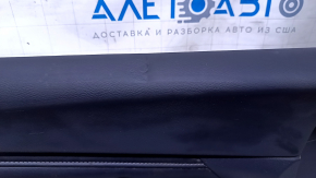 Garnitură portiere față stânga Nissan Sentra 20 - piele neagră cu inserție din piele neagră, cotieră din piele neagră, lovituri, zgârieturi, abraziuni, de curățat