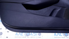 Garnitură portiere față stânga Nissan Sentra 20 - piele neagră cu inserție din piele neagră, cotieră din piele neagră, lovituri, zgârieturi, abraziuni, de curățat