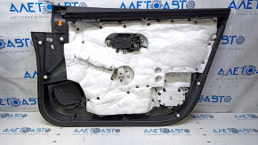 Garnitură portiere față stânga Nissan Sentra 20 - piele neagră cu inserție din piele neagră, cotieră din piele neagră, lovituri, zgârieturi, abraziuni, de curățat