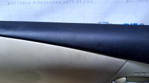 Garnitură uși față stânga Lexus RX350 RX450h 10-15 bej cu inserție din piele bej, cotieră din piele bej, pentru memorie scaun, pentru curățare, lovituri, zgârieturi, bavuri