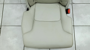 Заднее сидение правое Volvo XC90 16-23 кожа серая под 3 ряда, под химчистку, потерто, царапины, сломана нижняя накладка