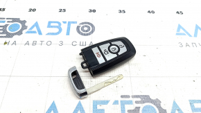 Ключ smart Ford Fusion mk5 17-20 4 кнопки, без автозапуска, сколы