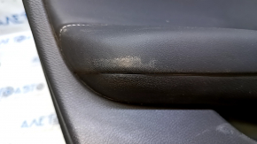 Garnitură uși față stânga Infiniti QX30 17- negru cu inserție din piele neagră, cotieră din piele neagră, turnare lucioasă neagră, pentru reglarea scaunului și memorie, zgârieturi, zgârieturi, zgâriet