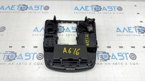 Panou de control MMI Audi A6 C7 16-18 rest, aschii, zgarieturi, abraziune