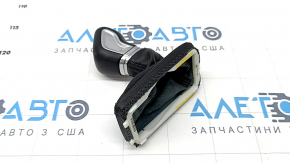 Buton viteză Volvo XC90 16-22 piele neagră, crom, uzat