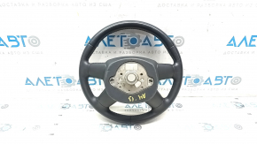 Volan gol Audi A4 B8 13-16 piele neagra, 4 spite, uzat, strivit