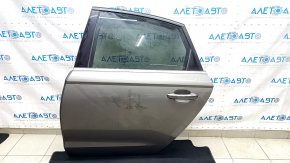 Дверь в сборе задняя левая Audi A6 C7 12-18 keyless, графит LY1P, царапины