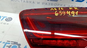 Фонарь внутренний крышка багажника правый Audi A6 C7 16-18 рест, царапины