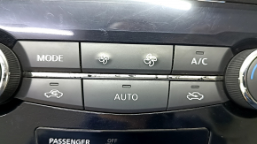 Управление климат-контролем Nissan Rogue Sport 17-22 auto, dual zone, полез хром, потерто
