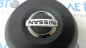 Airbag airbag în volanul șoferului Nissan Rogue Sport 17-19 negru, zgârieturi, squib ruginit