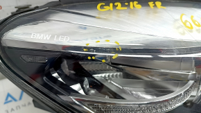 Фара передняя правая в сборе BMW 7 G11 G12 16-19 LED, песок, царапины, сколы