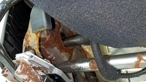 Пассажирское сидение Subaru Forester 19-21 SK без airbag, механич, черное с серым, ржавое снизу, окислены фишки, под химчистку