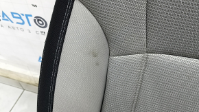 Пассажирское сидение Subaru Forester 19-21 SK без airbag, механич, черное с серым, ржавое снизу, окислены фишки, под химчистку