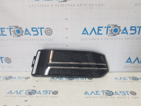 Grila bara fata dreapta Audi A4 B9 17-19 S-line fara lumina radar cromata