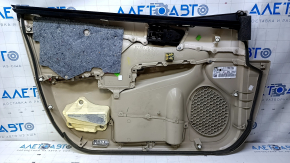 Cartelă de ornamente uși față dreapta Toyota Camry v50 12-14 usa bej cu pânză de inserție bej, pânză bej pentru cotieră, zgârieturi, zgârieturi, zgârieturi, zgârieturi, curățare chimică