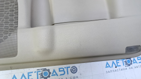 Обшивка двери карточка передняя правая Toyota Camry v50 12-14 usa беж с черн вставкой пластик, подлокотник беж кожа, вмятины, царапины, потертости