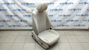 Scaun pasager Mercedes W213 E 17-23 fara airbag, electric, incalzit, memorie, piele bej, piele uzata