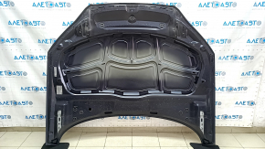 Капот голый Audi A5 F5 17-24 сталь, синий LX5R, тычка, сколы, песок