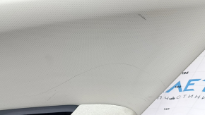 Обшивка двери карточка задняя правая Honda Insight 19-22 черная, серая вставка, подлокотник ткань, царапины, под чистку