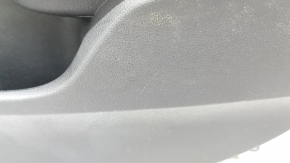 Обшивка двери карточка задняя правая Honda Insight 19-22 черная, серая вставка, подлокотник ткань, царапины, под чистку