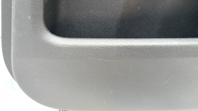 Обшивка двери карточка задняя правая Honda Insight 19-22 черная, серая вставка, подлокотник ткань, царапины, под чистку