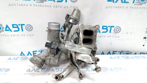 Ansamblu turbină cu colector și țevi de răcire VW Passat b8 16-19 USA 1.8T, 2.0T 10k