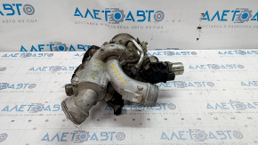 Ansamblu turbină cu colector și țevi de răcire VW Passat b8 16-19 USA 1.8T, 2.0T 31k