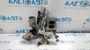 Ansamblu turbină cu colector și țevi de răcire VW Passat b8 16-19 USA 1.8T, 2.0T 44k