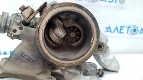 Ansamblu turbină cu colector și țevi de răcire VW Passat b7 12-15 USA 1.8T 102k