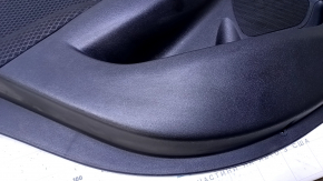 Placa de ornamente usi spate stanga Chevrolet Malibu 16- negru cu carpa de inserare neagra, carpa neagra pentru cotiera, zgarieturi, abraziuni
