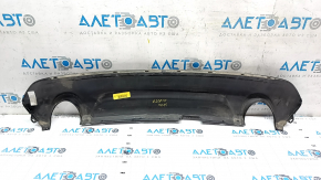 Накладка заднего бампера нижняя Ford Escape MK3 17-19 2 трубы, царапины