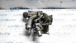 Ansamblul turbină cu colector și țevi de răcire VW Passat b8 16-19 USA 1.8T, 2.0T este blocat la suporturile de montare