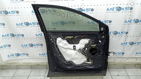 Дверь в сборе передняя левая Honda CRV 17-22 графит PB88M, keyless, тычки