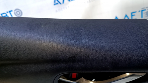 Carton pentru portiere spate stânga Mazda 6 13-15 Touring inserție din piele neagră gri, cotieră din piele neagră, turnare gri lucioasă, zgârieturi, zgârieturi, zgârieturi