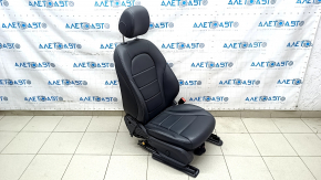 Scaun pasager Mercedes GLC 16-22 cu airbag, electric, incalzit, memorie, piele neagra, fara suport