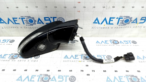 Зеркало боковое правое Ford Fusion mk5 13-20 12 пинов, BSM, поворотник, подогрев, посветка, черное