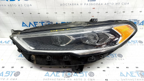 Фара передняя левая в сборе Ford Fusion mk5 17-20 LED, с DRL, песок