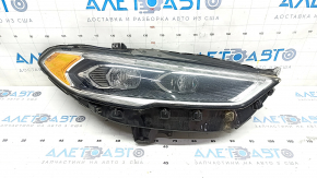 Фара передняя правая в сборе Ford Fusion mk5 17-20 LED, с DRL, песок