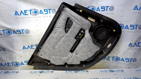 Обшивка двери карточка задняя правая Chevrolet Volt 11-15 черн, подлокотник салатовый individual резина, царапины, потертости